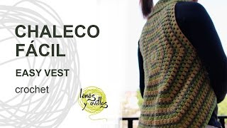 Tutorial Chaleco Crochet o Ganchillo Fácil [upl. by Barra]