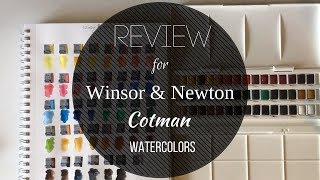 Winsor amp Newton Cotman Watercolor REVIEW Studio Set [upl. by Nillor]