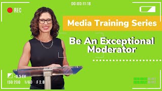 How To Moderate A Panel Discussion Audiences Will Love  Media Training [upl. by Aynod375]