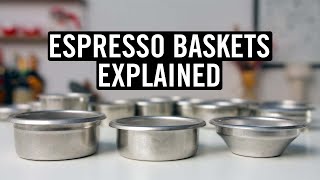 Espresso Machine Baskets Explained [upl. by Nelluc]