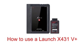 How to use a Launch X431 V [upl. by Azzil]