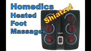 Homedics Shiatzu Heated Foot Massager review [upl. by Asserrac788]