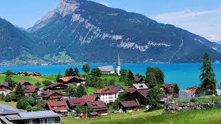 Lago Thun Spiez  Suiza [upl. by Anuhsal260]