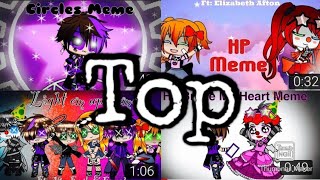 Top 10 Shadows Glitch 0 MeMeSGacha ClubFNAF [upl. by Christianson]