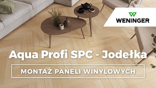 Montaż paneli winylowych  jodełka  Weninger [upl. by Ranee247]