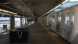 NYC Subway N Trains Terminating at Queensboro Plaza [upl. by Annalla]