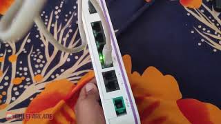 AlcatelLucent router how to reset [upl. by Ailama]