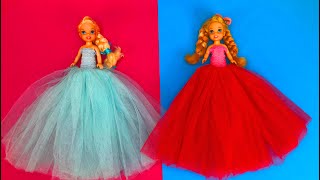 Elsa and Anna toddlers surprise clothes in a box [upl. by Rennane]