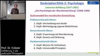 Praktische Philosophie 1b Deskriptive Ethik  Smith Kohlberg Luhmann [upl. by Gage]