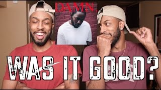 KENDRICK LAMAR quotDAMNquot REVIEW AND REACTION MALLORYBROS 4K [upl. by Harberd]