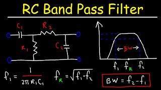 RC Band Pass Filters  How To Design The Circuit [upl. by Eatnoj]