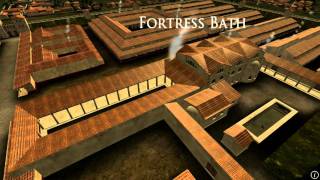 Animation of ancient Roman Fort in Caerleon Wales [upl. by Eboh]