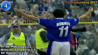 Dario Hübner  74 goals in Serie A part 12 133 Brescia 19972001 [upl. by Ajram]