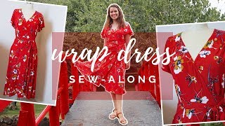 Wrap Dress SEWALONG  DIY Sewing Tutorial  Paige Handmade [upl. by Whitson]