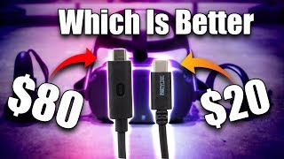 Oculus Quest Link Cable Review VS PartyLink Alternative  Which Is The Better Value [upl. by Naesad]