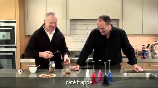 How to make a frappé coffee using an aerolatte milk frother [upl. by Oigres597]