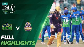 Full Highlights  Multan Sultans vs Quetta Gladiators  Match 25  HBL PSL 7  ML2T [upl. by Chrissy932]