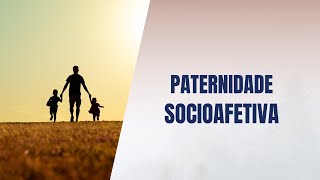 Paternidade socioafetiva [upl. by Woo]