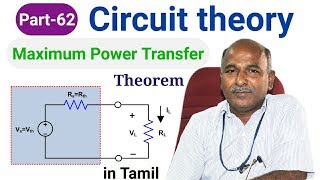 Maximum Power Transfer Theorem in tamil [upl. by Boffa]