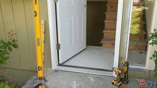 Jeld Wen Front Door Installation  Really crappy products and craftsmanship PART 1 [upl. by Granger]