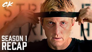 Cobra Kai Season 1 Recap Ralph Macchio William Zabka [upl. by Ithnan]