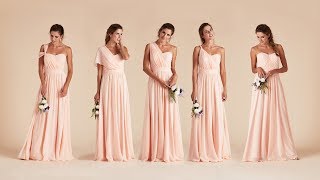 How To Tie Convertible Bridesmaid Dress  Birdy Grey [upl. by Annat]