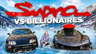 1000HP Supra terrorizing Billionaires Hypercarmeet in Switzerland [upl. by Yonah544]