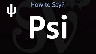 How to Pronounce Psi CORRECTLY  ψ Greek Alphabet Pronunciation [upl. by Andri]