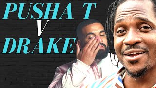 Pusha T v Drake The Whole Beef [upl. by Einnaj]