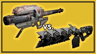 Destiny Rise of Iron Gjallarhorn vs Sleeper Simulant  Exotic Weapon Damage Comparison [upl. by Burnight38]