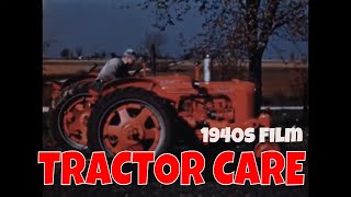 1940s DIESEL TRACTOR CARE INSTRUCTIONAL FILM MCCORMICK DEERING TRACTORS 46784 [upl. by Bigg972]