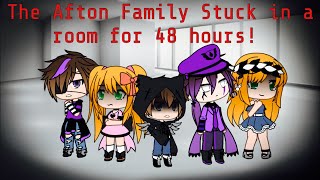 The Afton Family stuck in a room for 48 hours  FNAF [upl. by Ilrak]