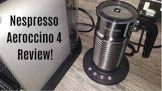 Nespresso Aeroccino 4 Milk Frother Review  Worth upgrading from the Aeroccino 3 [upl. by Starr]