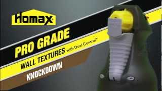 Homax® Pro Grade Knockdown Wall Texture [upl. by Namie]