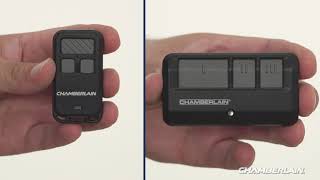 How to Program Chamberlains 953EV and 956EV Remote Controls to a Garage Door Opener [upl. by Anura987]