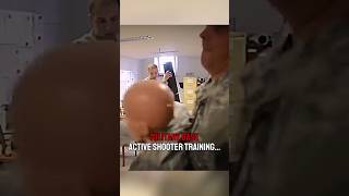 Military base active shooter scenario training‼️🤯 military army combat war [upl. by Suzanne303]