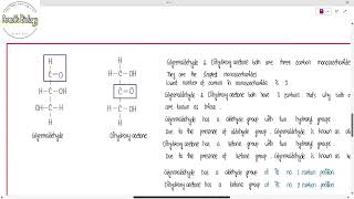 Glyceraldehyde amp Dihydroxyacetone  Triose [upl. by Ettelrac925]