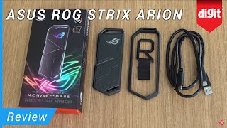 ASUS ROG Strix Arion m2 NVMe SSD Enclosure Review [upl. by Akered]