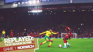 201920 REPLAYED Liverpool 41 Norwich City  Reds kick off the season in style [upl. by Blainey]