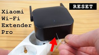 MI Repeater Pro WiFi Extender • Factory reset [upl. by Eilojne]