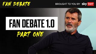 The Overlap Live Fan Debate with Gary Neville Roy Keane amp Jamie Carragher  PL Preview Part 1 [upl. by Meares]