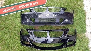 How To BMW M6 front bumper install E63 coupe [upl. by Lloyd]