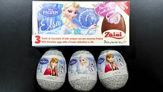 Disney Frozen Zaini Chocolate Egg Surprise [upl. by Honeyman]