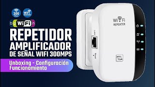 Repetidor WiFi Amplificador WiFi  Configuración  Unboxing [upl. by Kehr]