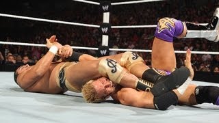 Zack Ryder vs Alberto Del Rio Rey Mysterio returns Raw July 16 2012 [upl. by Urba333]