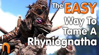 ARK HOW TO TAME A RHYNIOGNATHA [upl. by Nurse]