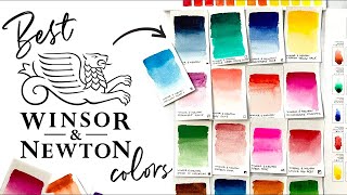 The 10 BEST Winsor amp Newton watercolor colors [upl. by Lipsey]