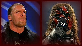 A Recently Returned Kane Calls Out WWF Champion Triple H 6100 22 [upl. by Newberry]