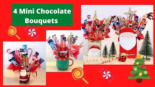 4 Mini Chocolate Bouquet Gifts [upl. by Alin399]