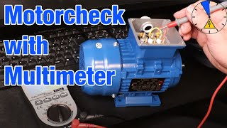 3 Steps  How to check a motor only with a multimeter [upl. by Sarene949]